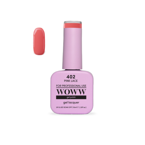 Ημιμόνιμο Βερνίκι New Woww Cosmetics 10ml Pink Lace - 402